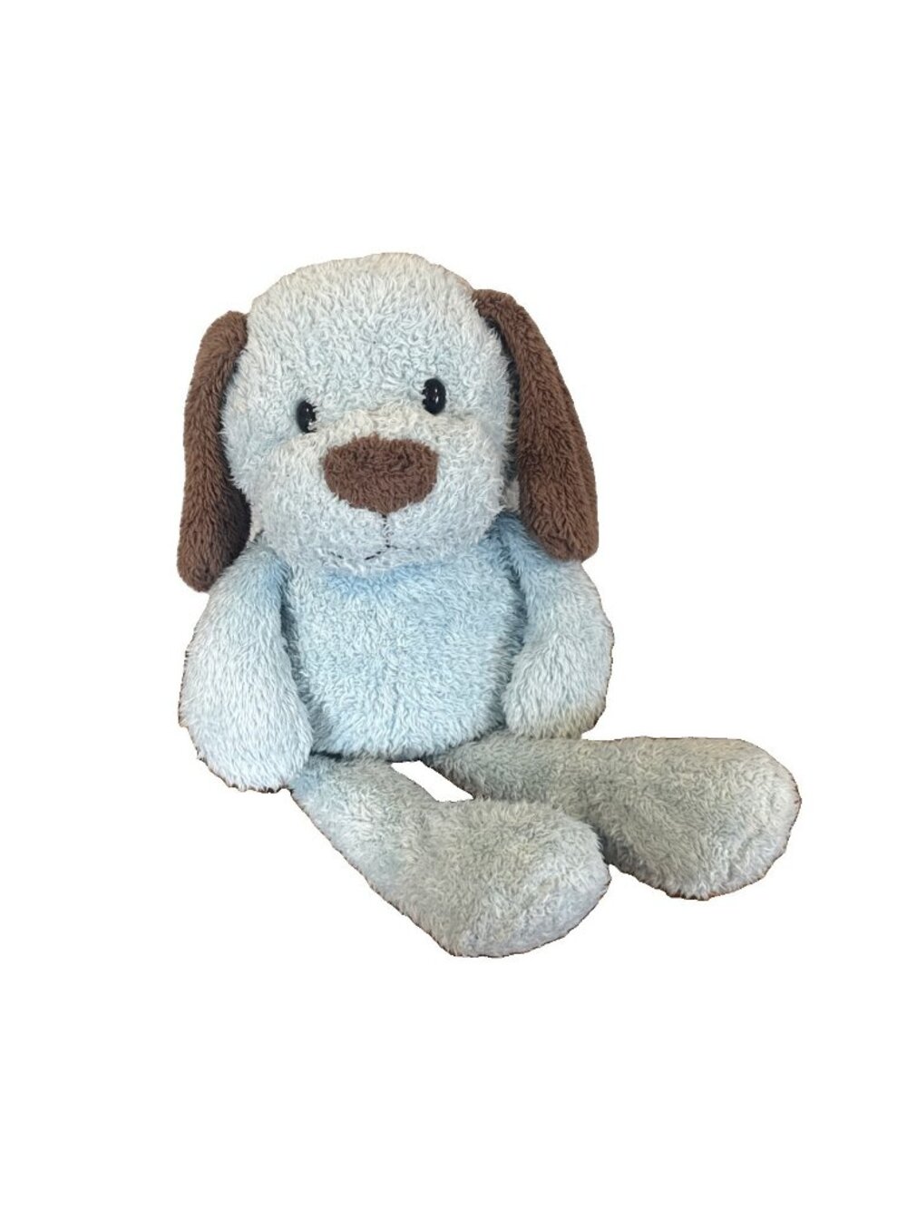 Animal Adventure Sweet Sprouts Blue Puppy Dog Plush Stuffed Animal Brown Ears